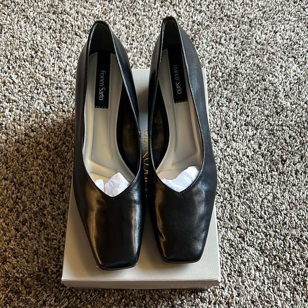 Franco Sarto Square toe heels